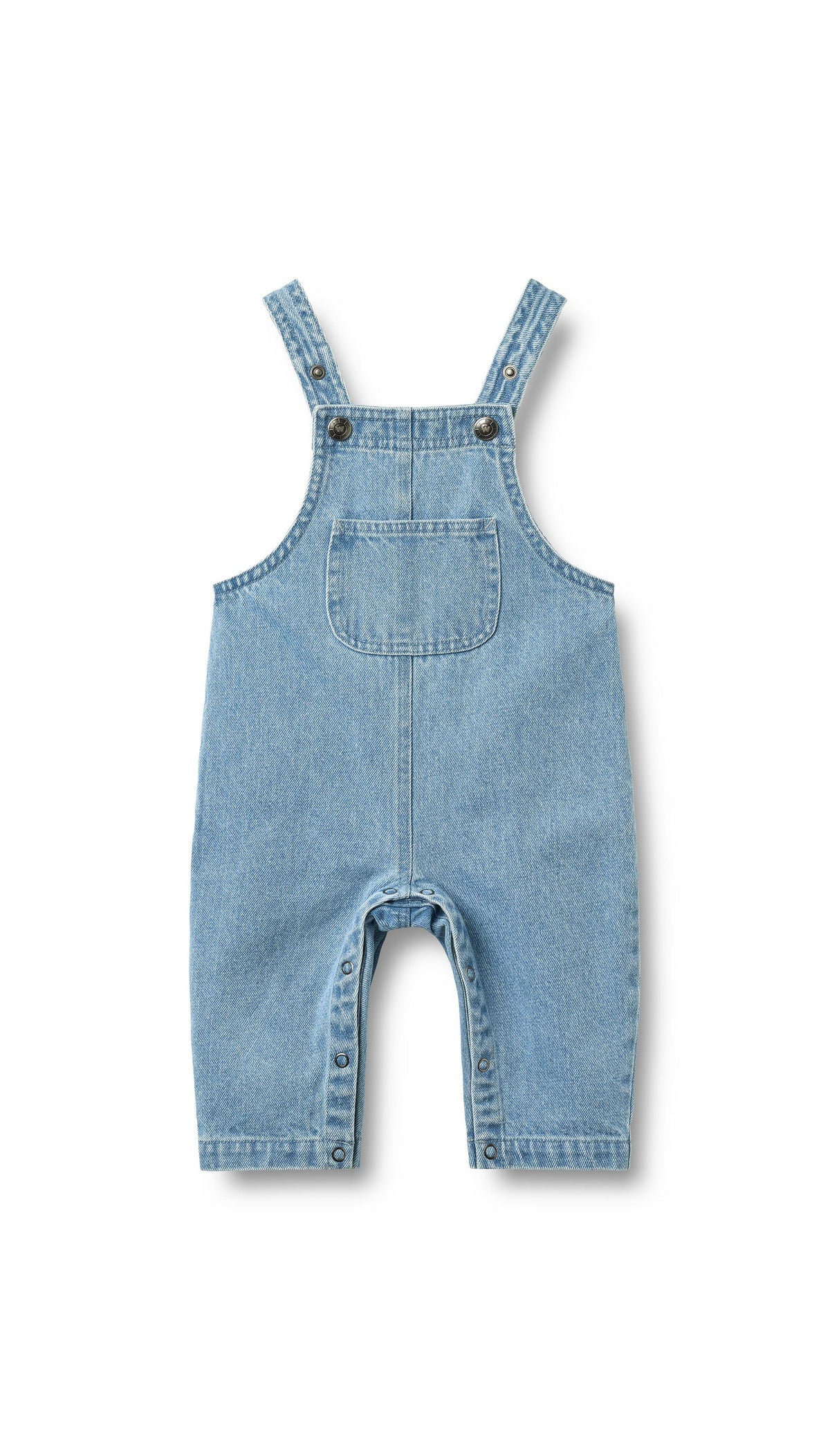 Ivan Denim Dungarees - Light Blue Denim