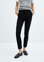 Skinny Crop Pants - Black