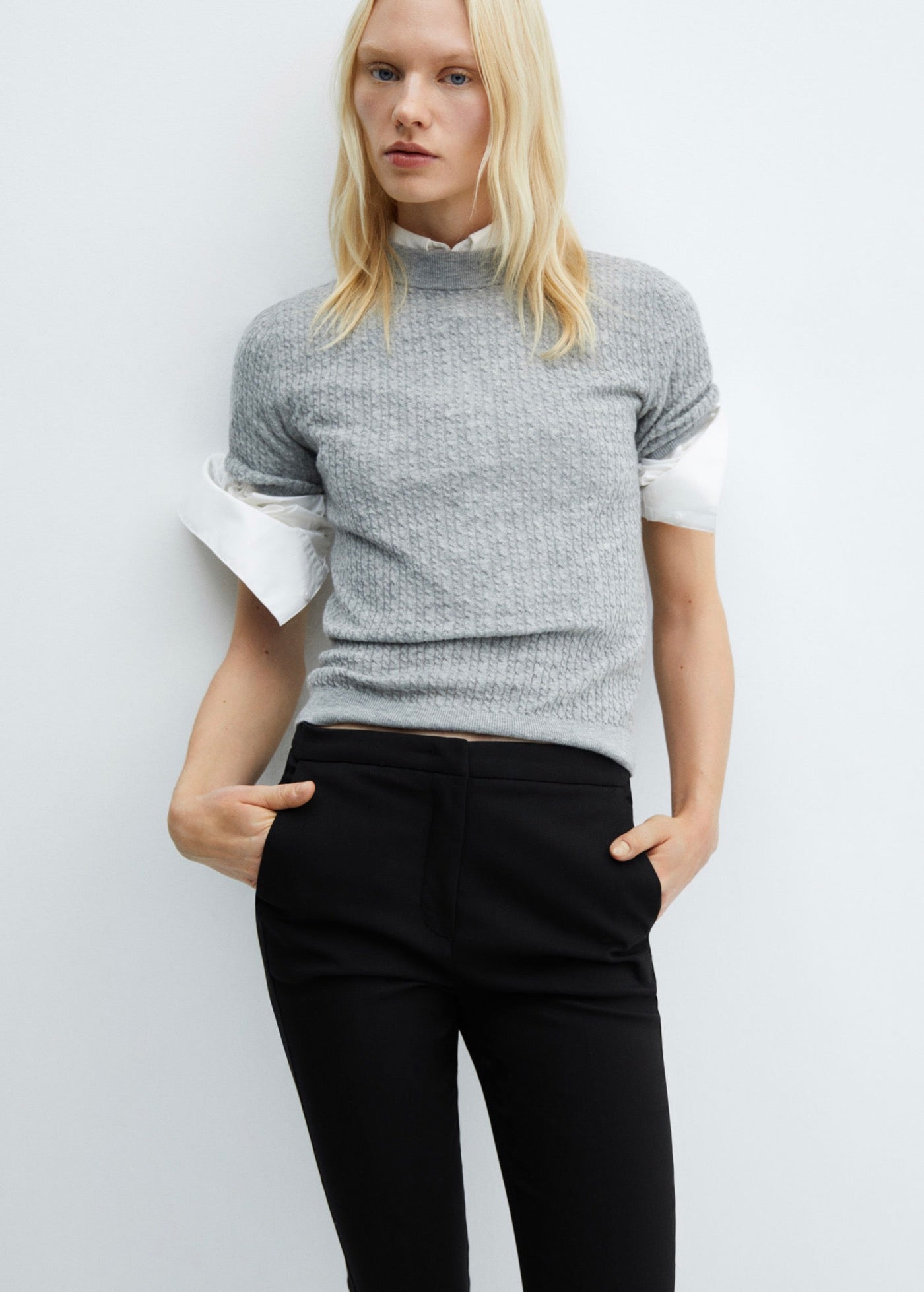 Skinny Crop Pants - Black