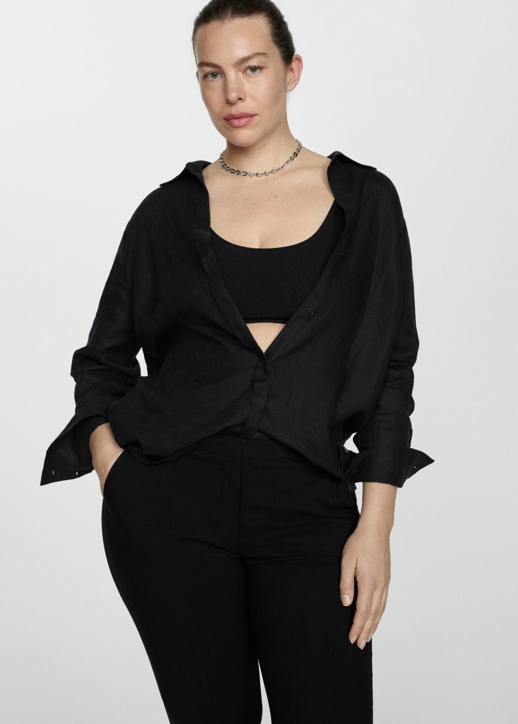 Skinny Crop Pants - Black