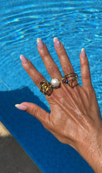 Anello perla d’acqua