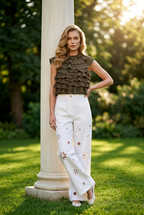 Marguerite Pants - White