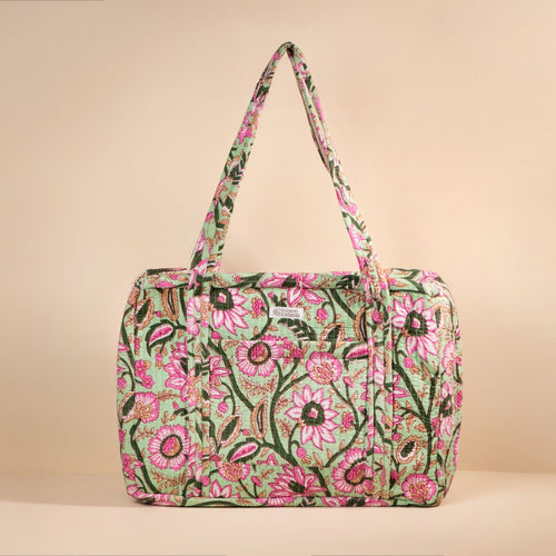 Sac Week-End Lola - Mint Floral