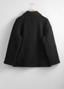 Jacket St Jodie Wool Biker Jkt - Black - Women