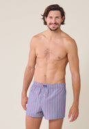 Caleçon À Rayures Tricolores En Coton - Jacques Rayures Tricolores