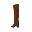 Bottes - Sergio Rossi Leopard-Print Leather  - Brown