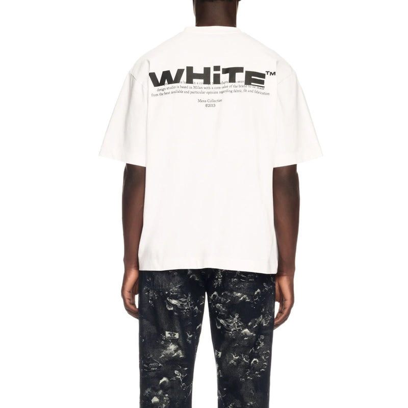 T-Shirt Off-White Logo - White - Homme