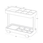 Soporte para cepillos de dientes - Tower - Negro