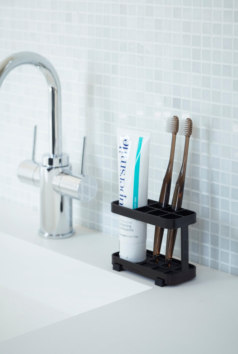 Soporte para cepillos de dientes - Tower - Negro