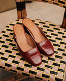 sandals N°604 Croco Brown