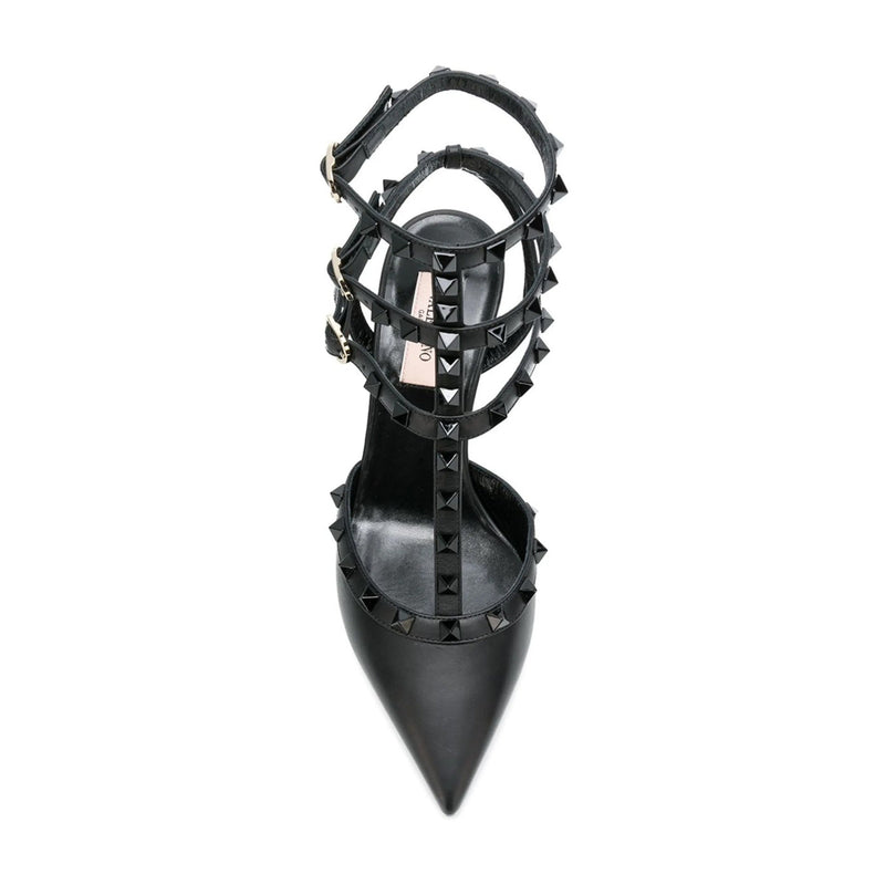 Escarpins - Valentino Garavani Patent Rockstud - Black