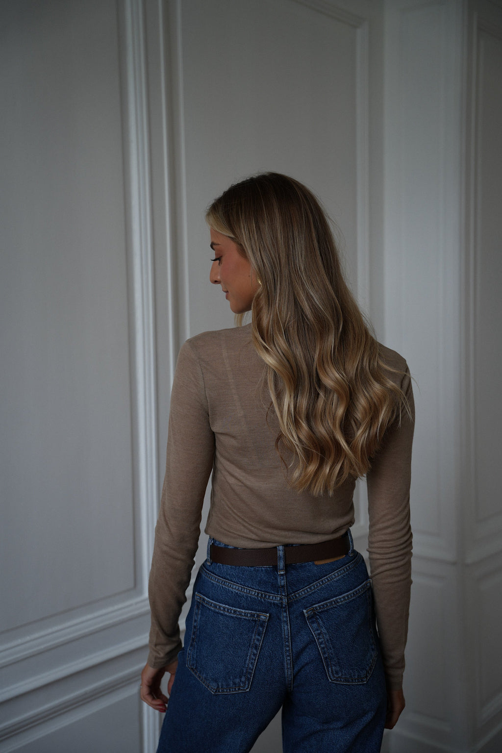 T-Shirt Manches Longues Gael - Beige