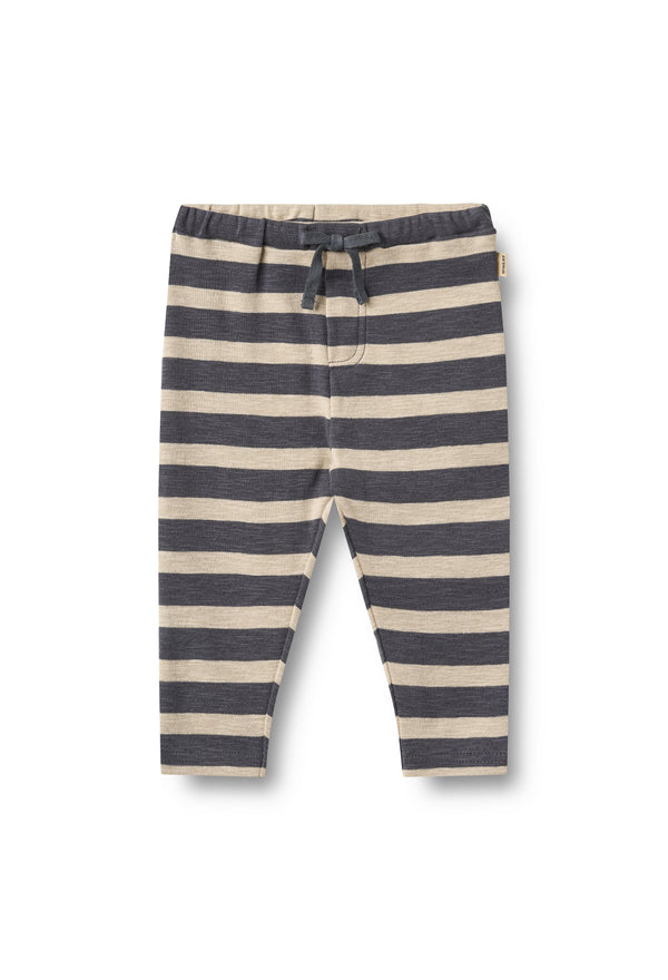 Pantalon En Jersey Manfred - Greyblue Stripe