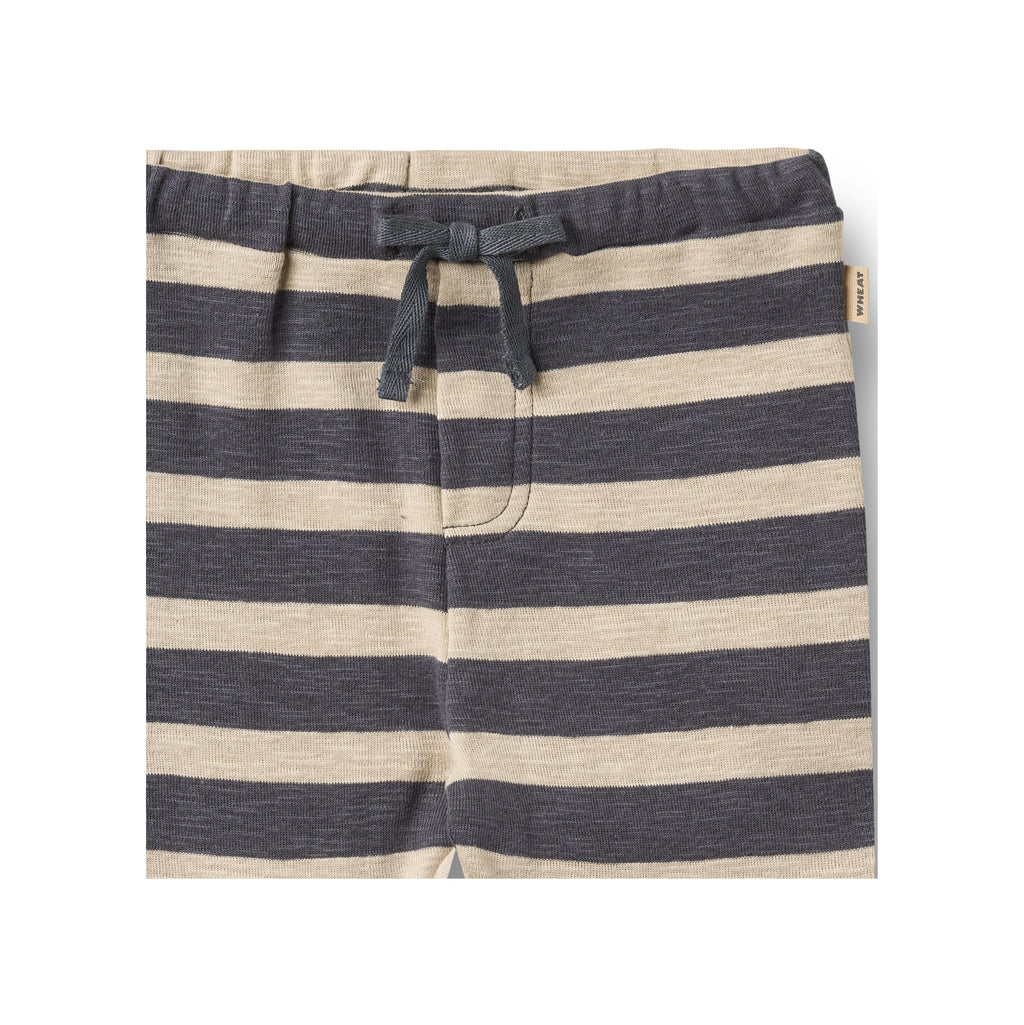 Pantaloni in jersey Manfred - Righe grigio azzurro