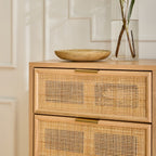 Miya - Chiffonnier 5 Tiroirs - Rotin Naturel