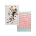 Floral Branch Tea Towel (Pack of 2) - Multicoloured