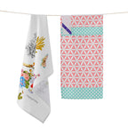 Floral Branch Tea Towel (Pack of 2) - Multicoloured