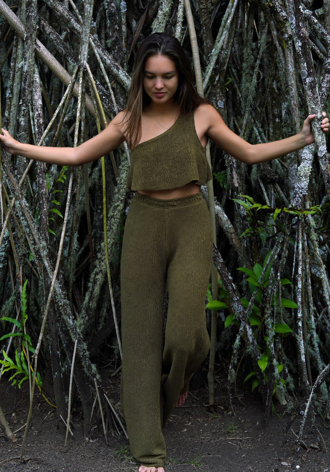 Hannah Swimsuit Top - Khaki