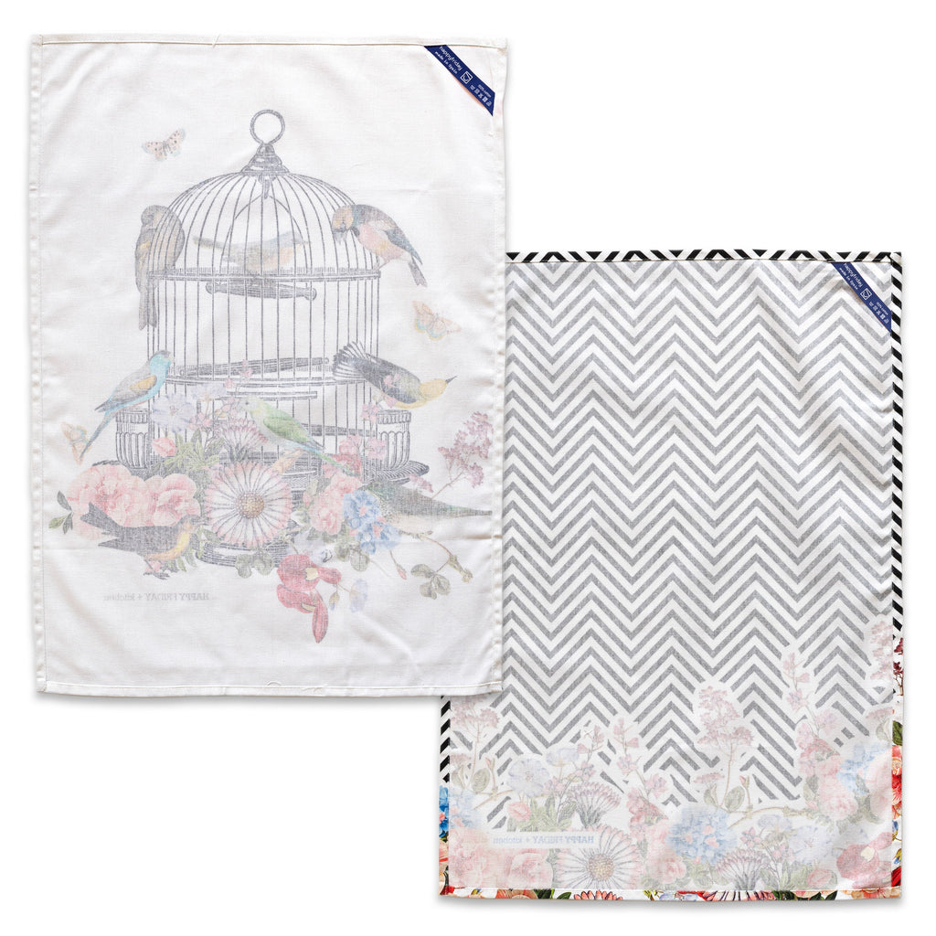 Strofinaccio (2 Pezzi) Hanging Garden - Multicolore