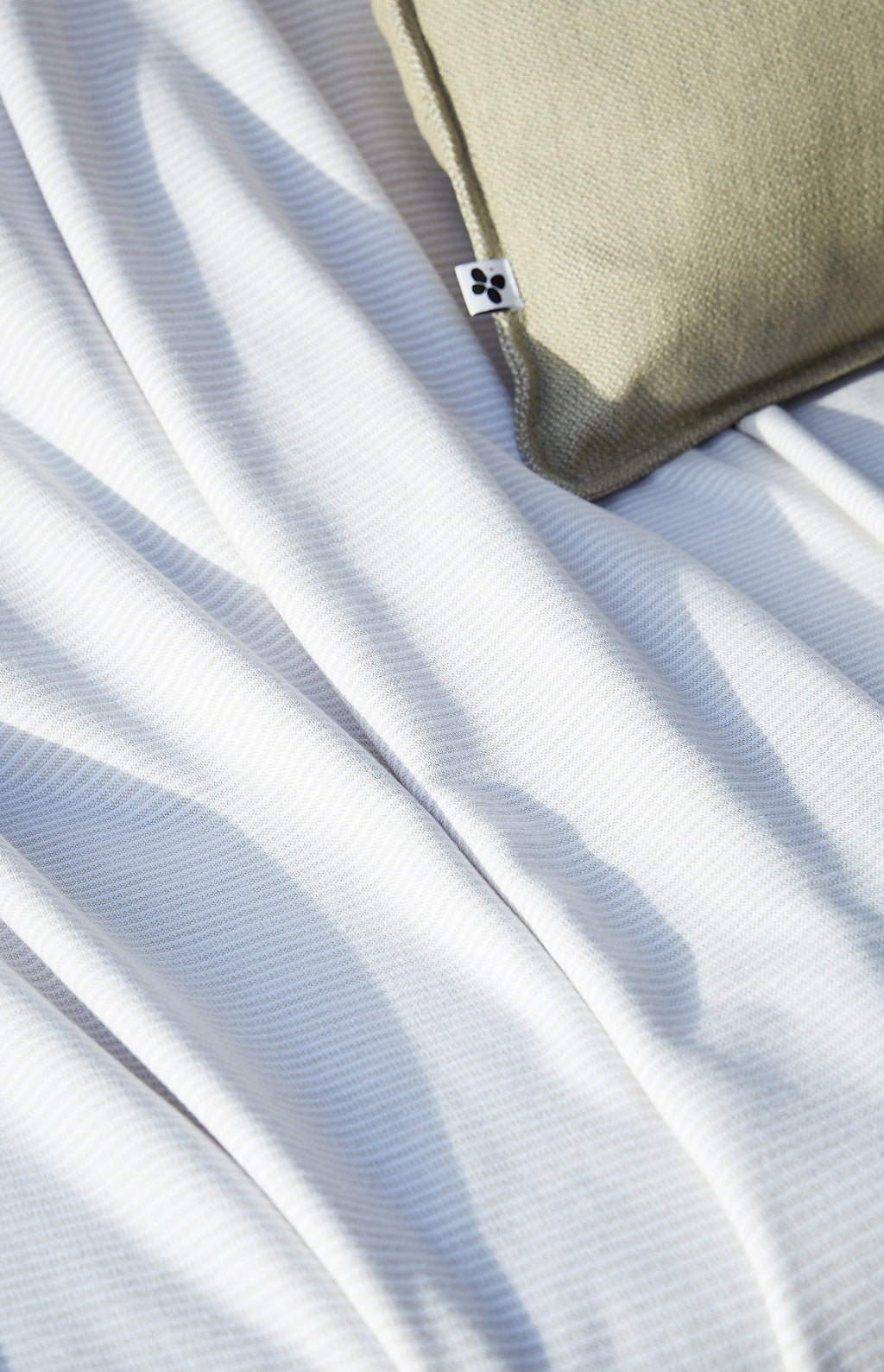 Naël - Fouta Avec Franges - Coton Tissé Teint + Éponge - Sable