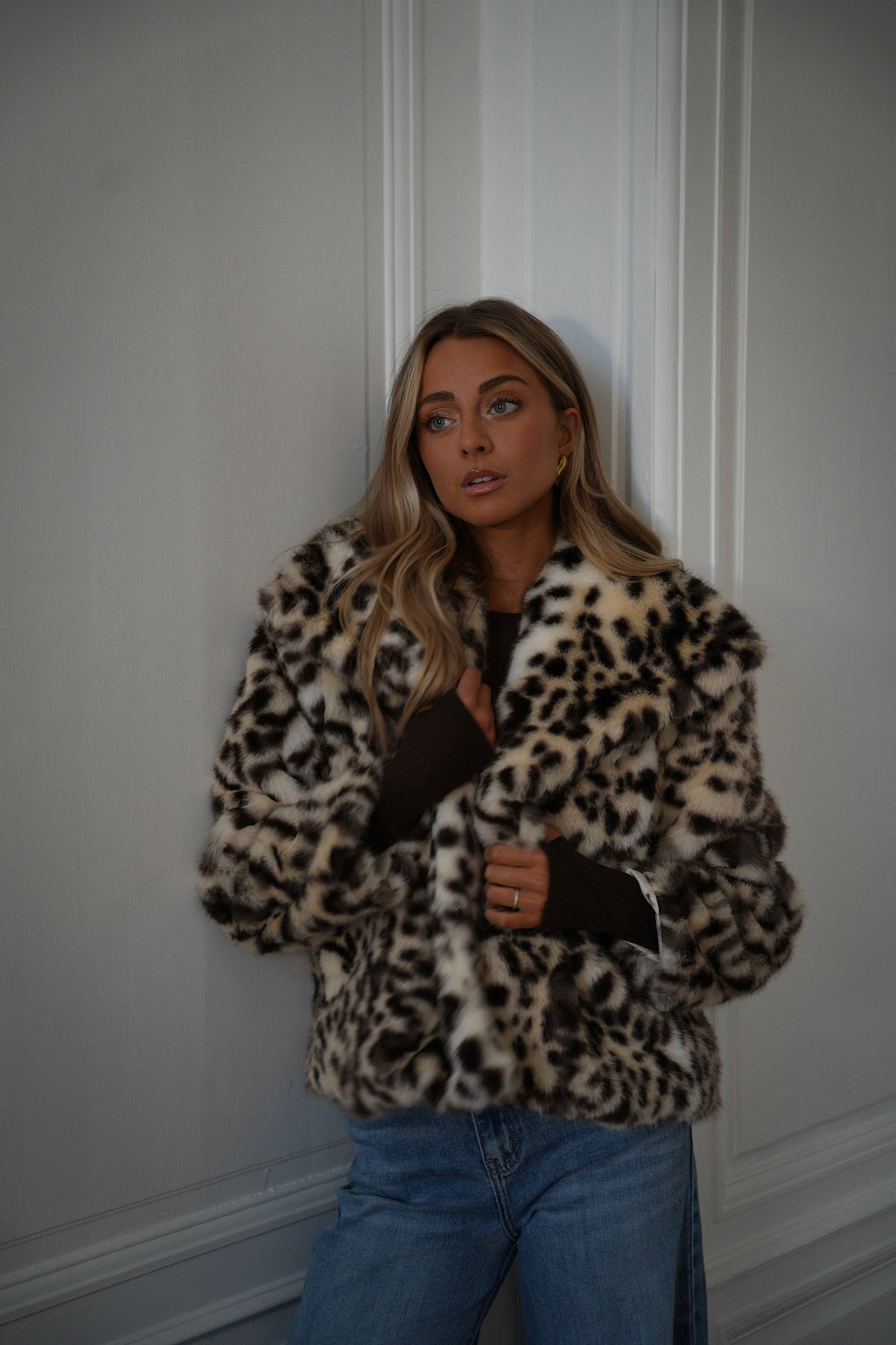 Jina Leopard - Fur Coat