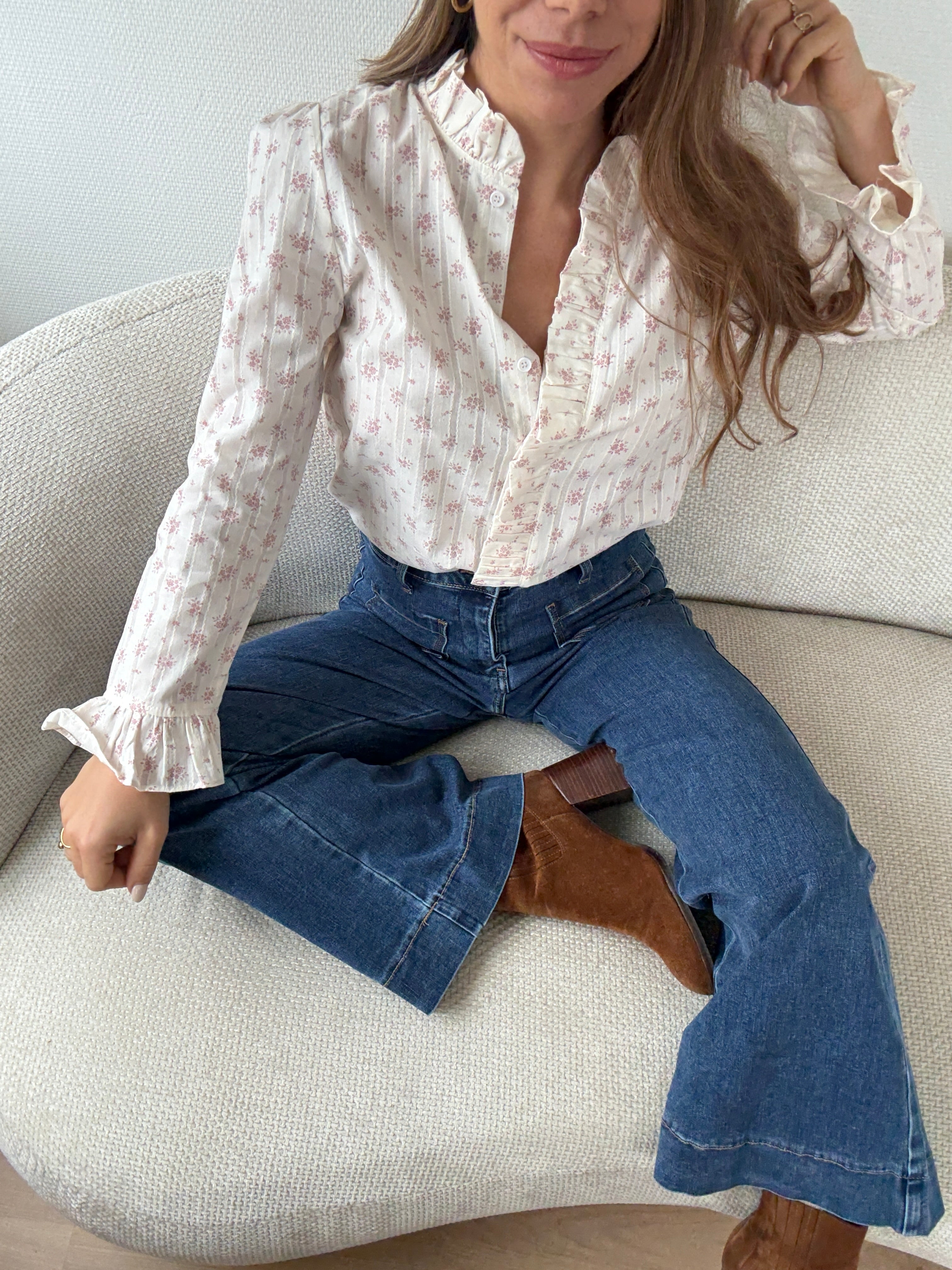 Blouse À Fleurs Janelle