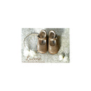 Chaussures Babies Charles Ix Alice À Boucle - Cuir Taupe Irisé - Fille