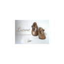 Chaussures Babies Charles Ix Alice À Boucle - Cuir Taupe Irisé - Fille
