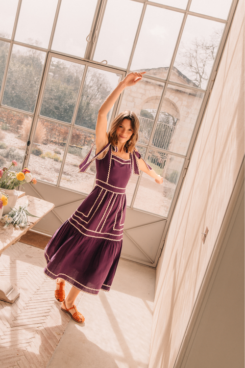 Robe Mélusine - Violet