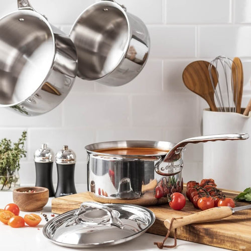 Saucepan - Cast Iron Tail - Stainless Steel - 16cm
