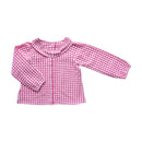 Blouse Charlotte Coton Vichy Orchidée - Bébé