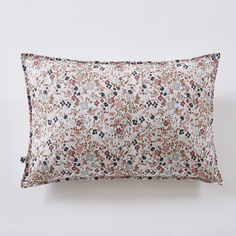 Housse De Coussin Polyester Imprimé + Enduction Capucine - Pampa