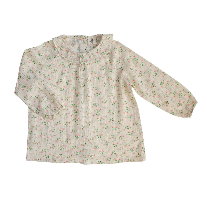 Blusa de algodón con estampado floral Charlotte - Bebé