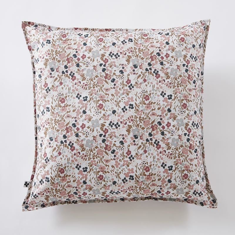 Housse De Coussin Polyester Imprimé + Enduction Capucine - Pampa