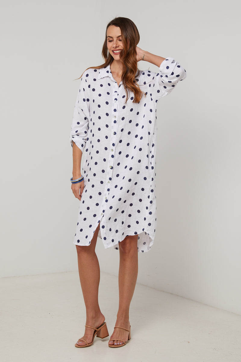 Vestido - Blanco - Mujer