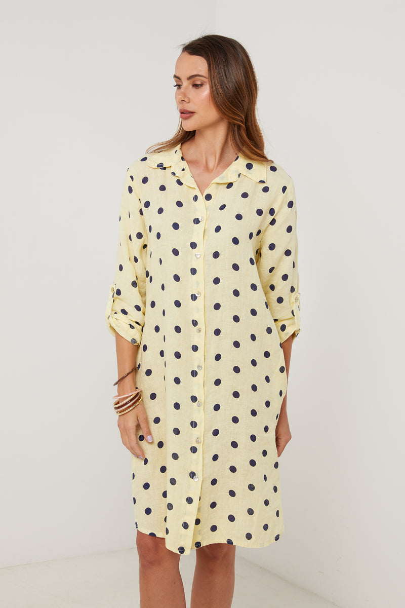Vestido - Amarillo - Mujer