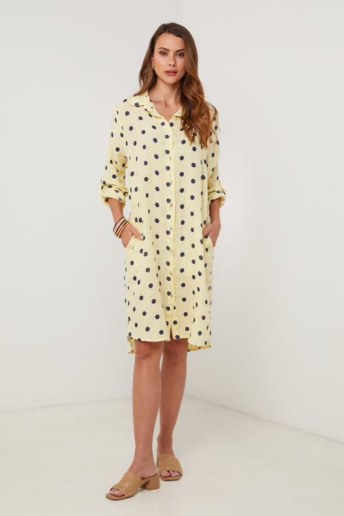Robe - Jaune - Femme