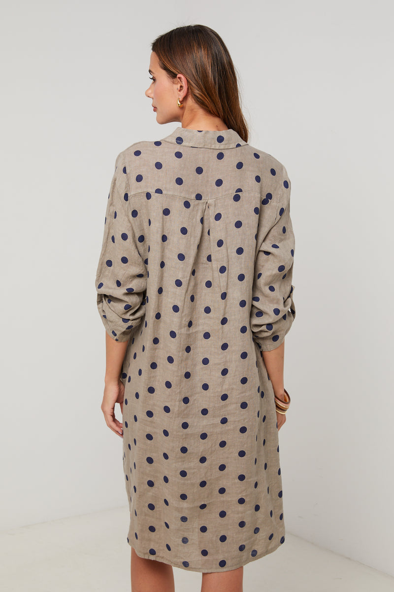 Vestido - Taupe - Mujer