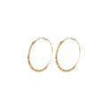 Iancura Large Hoop Earrings – Pearl