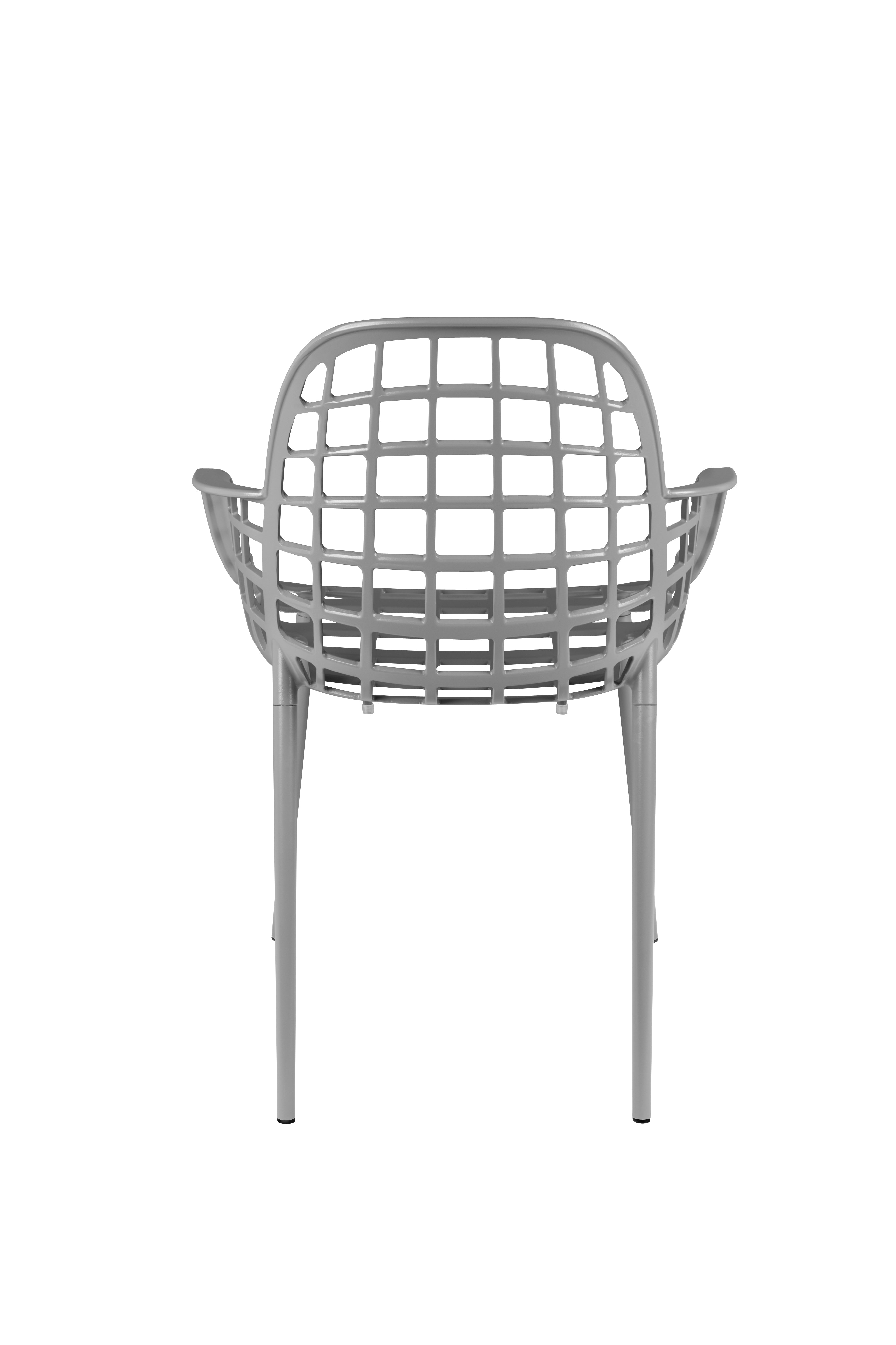 Albert Kuip - Fauteuil D'Extérieur - Aluminium - Gris Clair