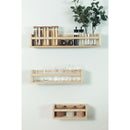 Estante de pared de pino macizo - Madera clara