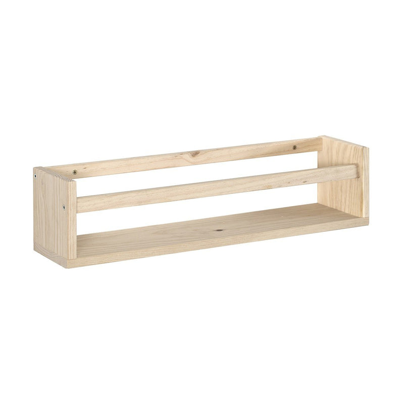 Estante de pared de pino macizo - Madera clara