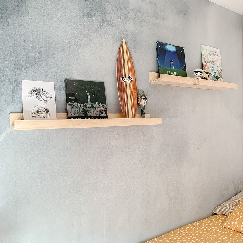 Etagère Murale En Pin Massif - Bois Clair