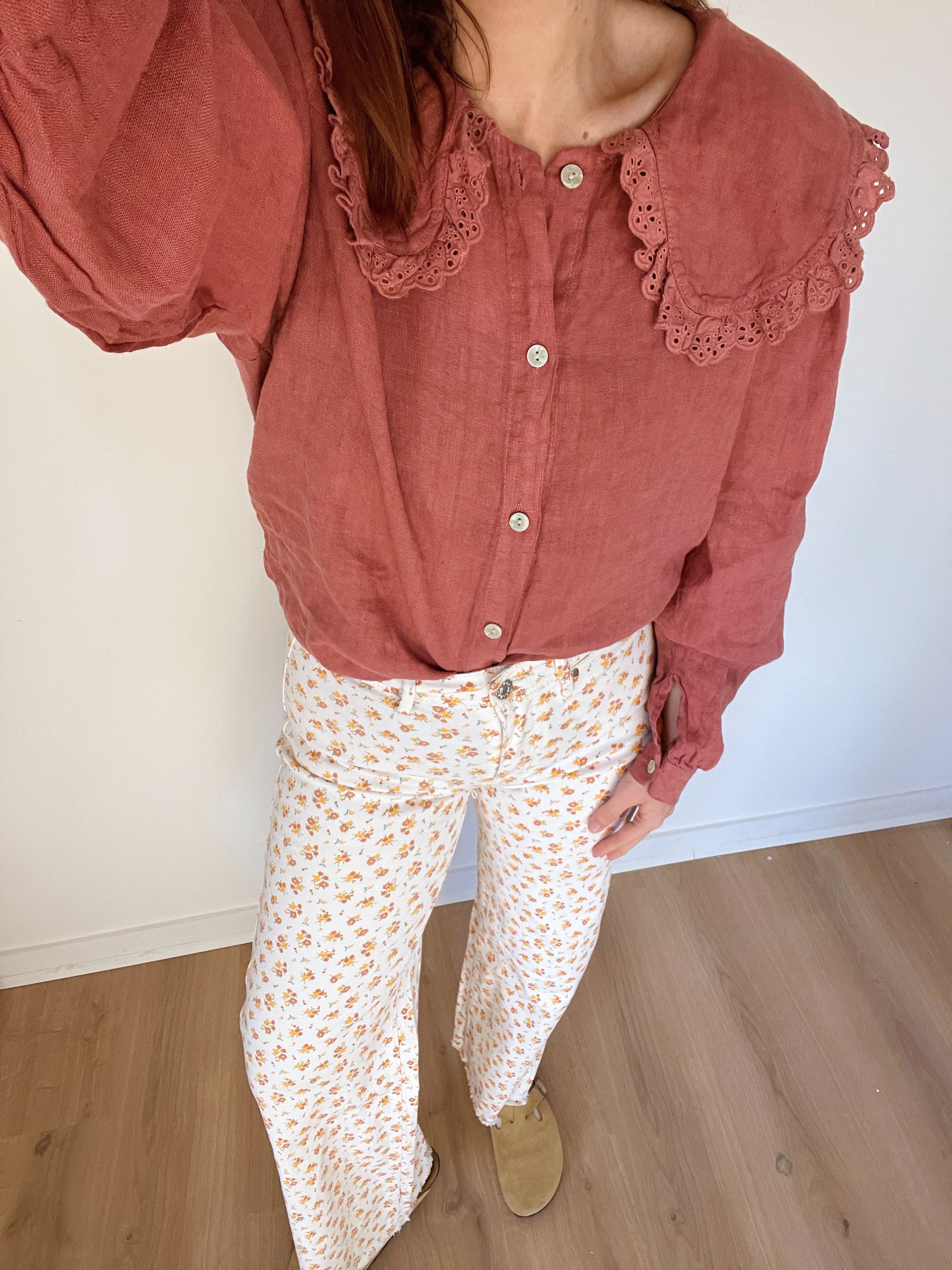 Jean Flare À Fleurs Maria