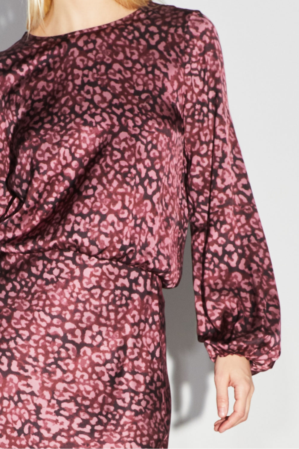 La Blouse Daisy Cache Cœur Réversible Néoléo Bordeaux