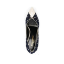 Escarpins - Saint Laurent Lola Polka Dot-Print - Blue