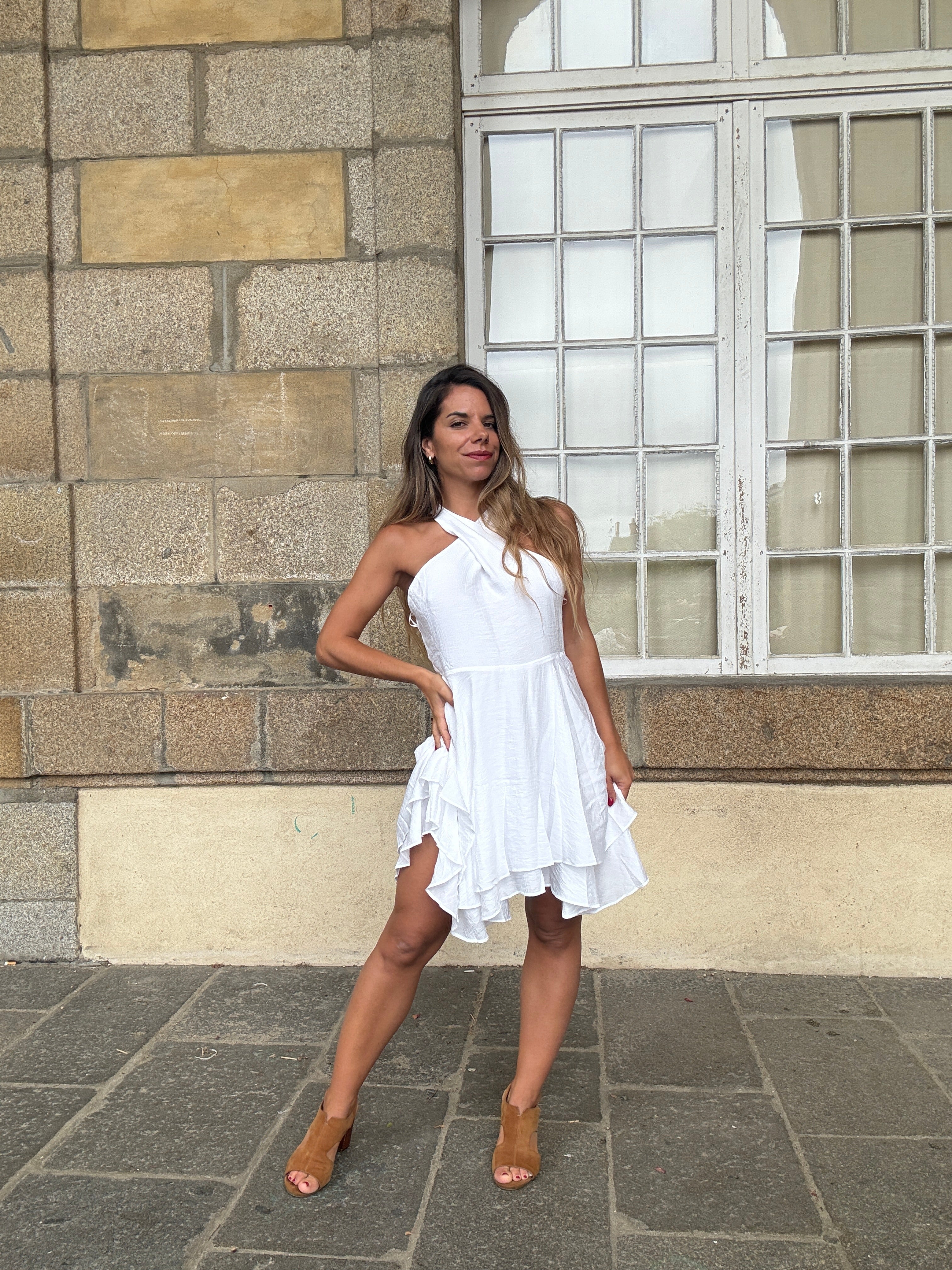 Albane White Dress