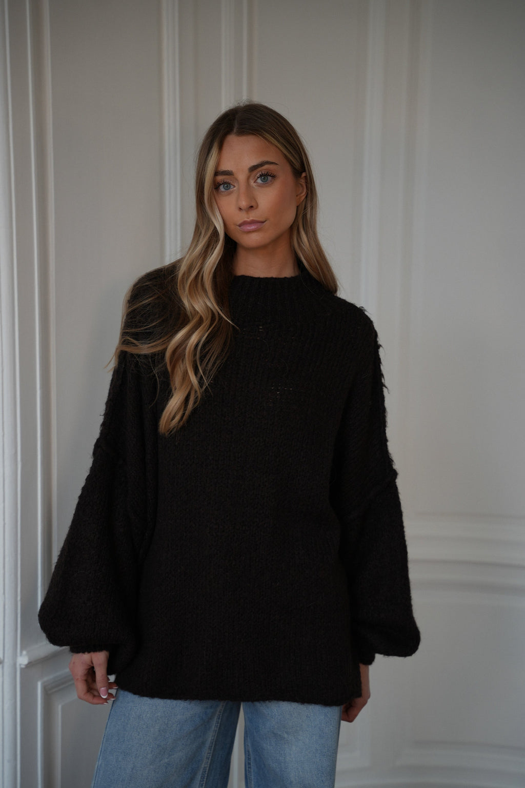 Pull Ample Liliane - Chocolat