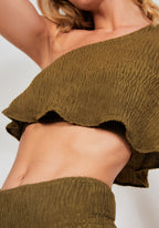Hannah Swimsuit Top - Khaki