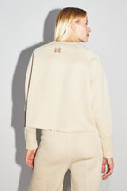 Sudadera The Sofia Jersey Lurex Beige